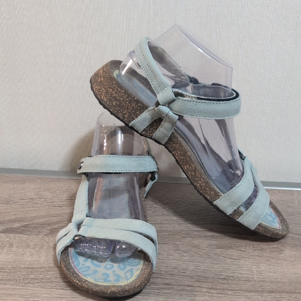 Teva Blue Sandals Outdoor Comfort Adjustable